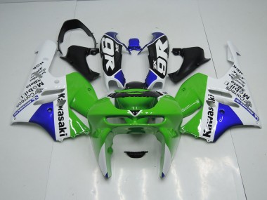 ABS 1994-1997 Green White Kawasaki ZX9R Motorcycle Fairings Kits UK