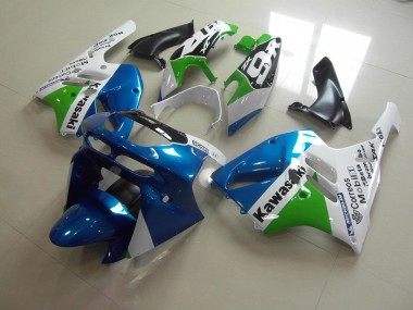 ABS 1994-1997 Light Blue White Kawasaki ZX9R Moto Fairings UK