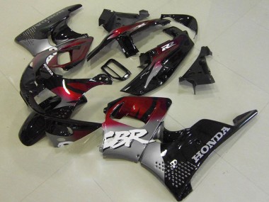 ABS 1996-1997 Red Black Silver Honda CBR900RR 893 Bike Fairing Kit UK