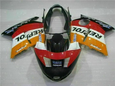 ABS 1996-2007 Orange Repsol Honda CBR1100XX Motorbike Fairing UK