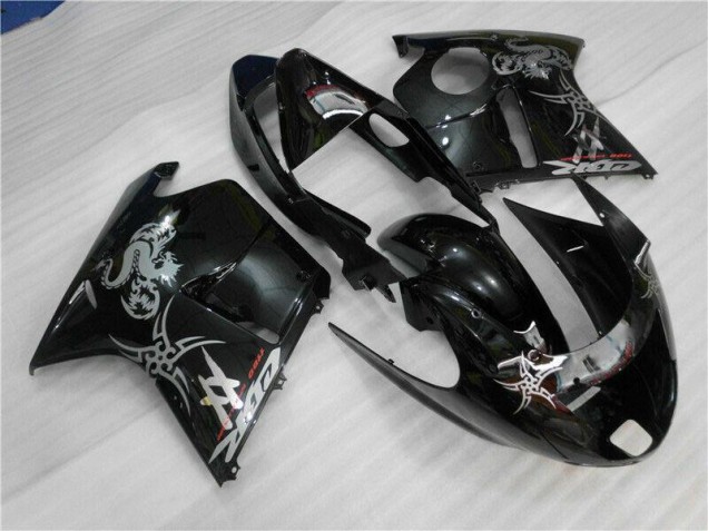 ABS 1996-2007 Black Honda CBR1100XX Bike Fairing Kit UK