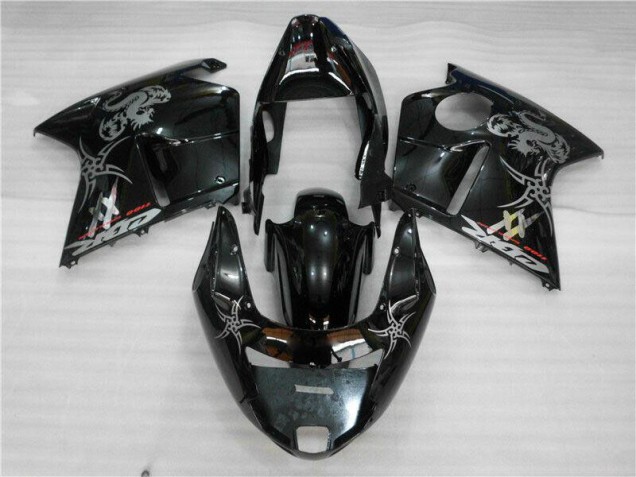 ABS 1996-2007 Black Honda CBR1100XX Bike Fairing Kit UK