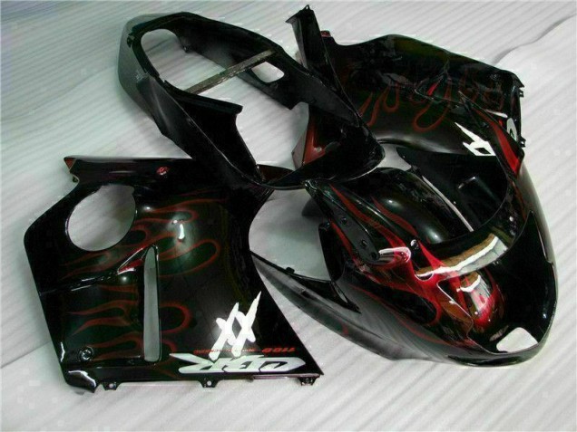 ABS 1996-2007 Red Flame Honda CBR1100XX Motorcycle Bodywork UK