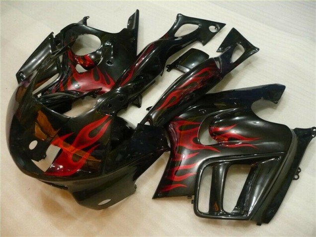 ABS 1995-1998 Black Red Flame Honda CBR600 F3 Motorcycle Fairing UK