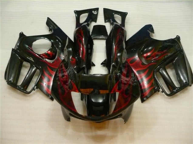 ABS 1995-1998 Black Red Flame Honda CBR600 F3 Motorcycle Fairing UK