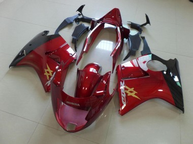 ABS 1996-2007 Candy Red Black OEM Style Honda CBR1100XX Motorcycle Fairings UK