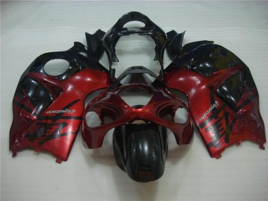 ABS 1996-2007 Red Black Suzuki GSXR 1300 Hayabusa Motorcycle Fairing Kit UK