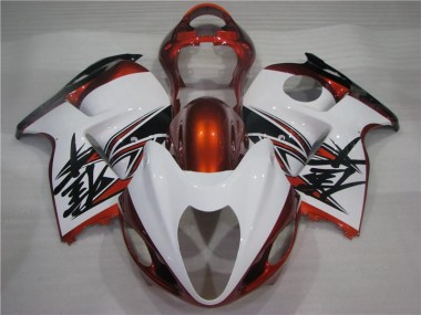 ABS 1996-2007 Orange White Black Suzuki GSXR 1300 Hayabusa Bike Fairings UK