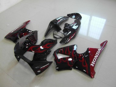 ABS 1998-1999 Black Red Honda CBR900RR 919 Motorcycle Fairings Kits UK