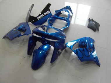 ABS 1998-1999 Blue Black Flame Kawasaki ZX9R Motorbike Fairing UK