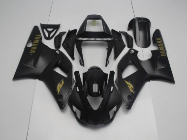 ABS 1998-1999 Matte Black Yellow Yamaha YZF R1 Motorcycle Fairing Kit UK