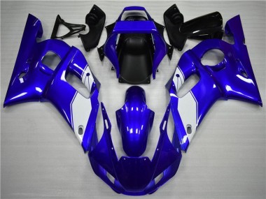 ABS 1998-2002 White Blue Yamaha YZF R6 Bike Fairings & Bodywork UK