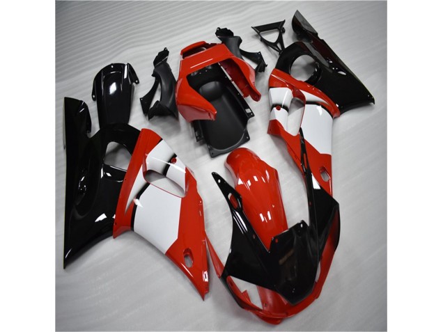 ABS 1998-2002 Black White Yamaha YZF R6 Motorbike Fairing UK