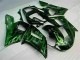 ABS 1998-2002 Green Black Yamaha YZF R6 Motor Bike Fairings UK