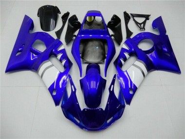 ABS 1998-2002 Blue White Yamaha YZF R6 Motorcycle Fairings Kits UK