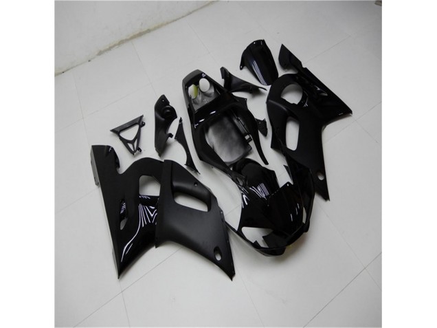 ABS 1998-2002 Glossy Matte Black Yamaha YZF R6 Moto Fairings UK