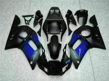 ABS 1998-2002 Blue Black Yamaha YZF R6 Bike Fairing Kit UK