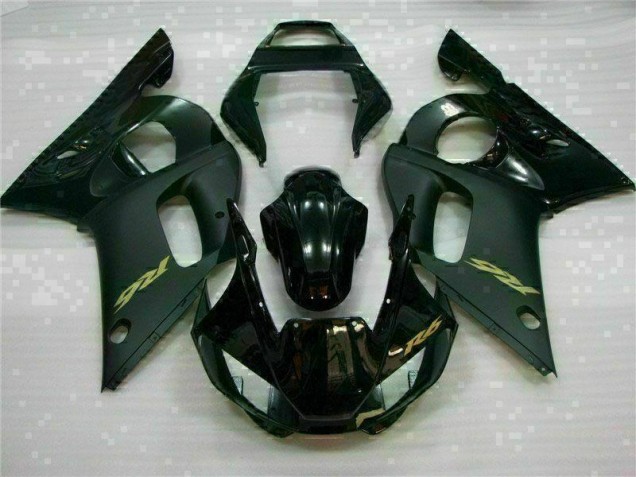 ABS 1998-2002 Black Yamaha YZF R6 Motorcycle Replacement Fairings UK