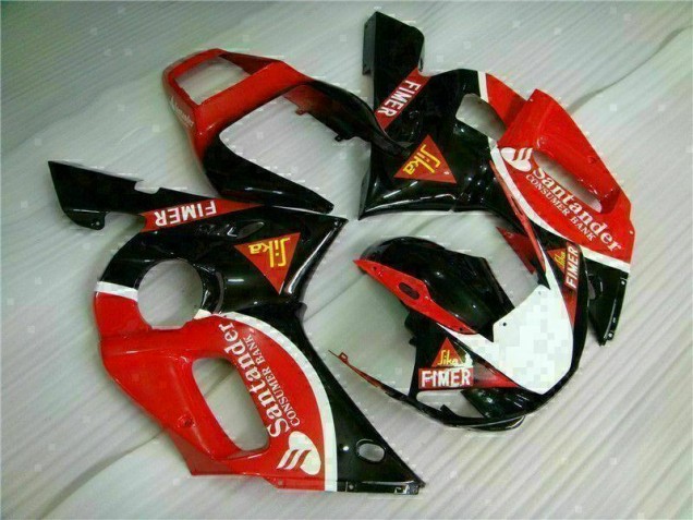 ABS 1998-2002 Red Black Yamaha YZF R6 Motorcyle Fairings UK