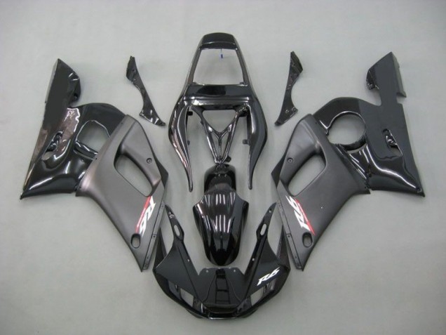 ABS 1998-2002 Contrast Black Yamaha YZF R6 Moto Fairings UK