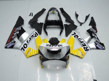 ABS 2000-2001 Yellow Silver Black Repsol Honda CBR900RR 929 Motor Bike Fairings UK