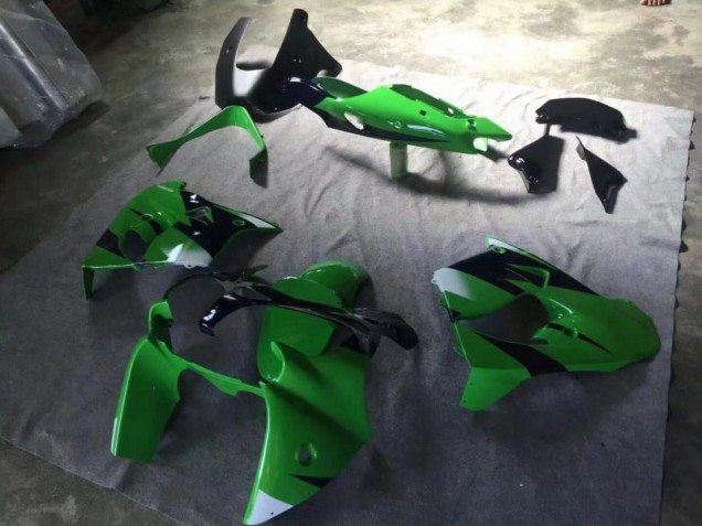 ABS 2000-2001 Green Matte Black Ink Blue Kawasaki ZX9R Motorcycle Replacement Fairings UK