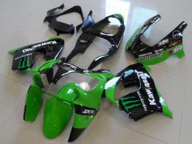 ABS 2000-2001 Green Monster Kawasaki ZX9R Motorcycle Fairings UK