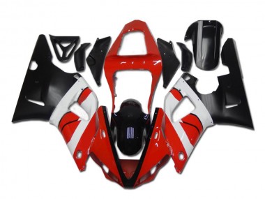 ABS 2000-2001 Red White Black Yamaha YZF R1 Replacement Fairings UK