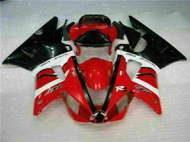 ABS 2000-2001 Red Yamaha YZF R1 Motorcycle Fairings Kit UK