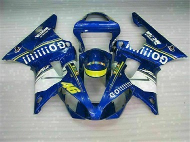 ABS 2000-2001 Blue Yamaha YZF R1 Motor Bike Fairings UK