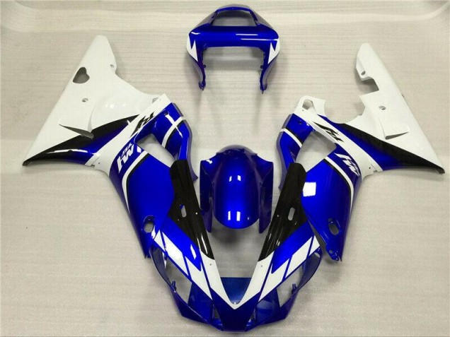 ABS 2000-2001 White Blue Yamaha YZF R1 Motorcylce Fairings UK