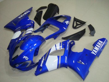 ABS 2000-2001 Blue White Yamaha YZF R1 Motorcycle Fairings & Bodywork UK