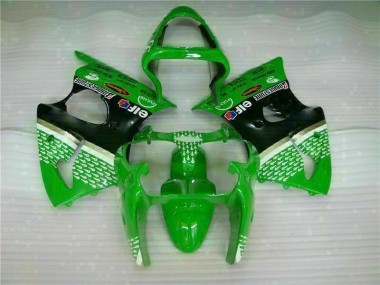 ABS 2000-2002 Green Black Kawasaki ZX6R Motorcycle Bodywork UK