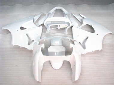 ABS 2000-2002 Glossy White Kawasaki ZX6R Bike Fairing UK