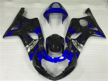 ABS 2000-2002 Blue Black Suzuki GSXR 1000 Motorcycle Fairings Kit UK