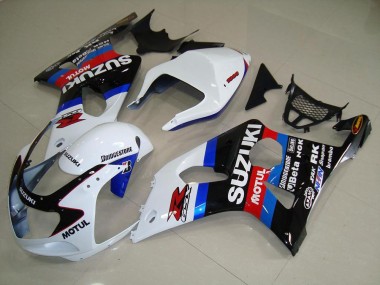 ABS 2000-2002 Black White Blue Suzuki GSXR 1000 Moto Fairings UK