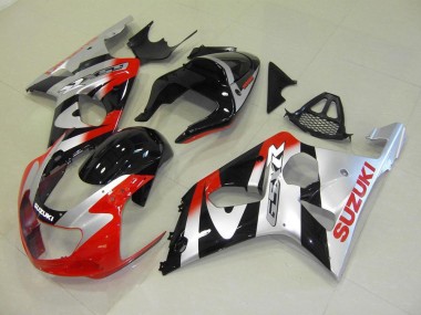 ABS 2000-2002 Red Silver Suzuki GSXR 1000 Motorcycle Fairings UK