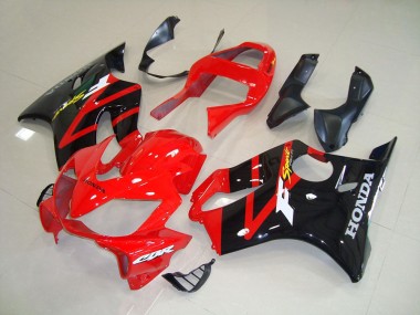 ABS 2001-2003 Black Red Honda CBR600 F4i Motorbike Fairing UK