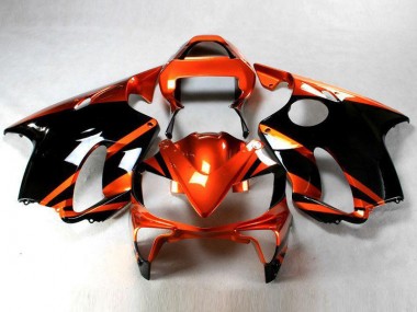 ABS 2001-2003 Orange Black Honda CBR600 F4i Bike Fairing UK