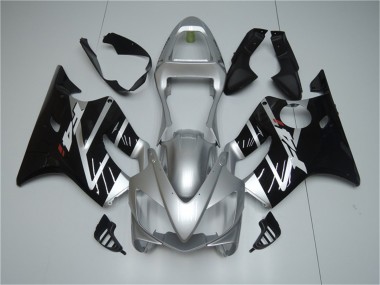 ABS 2001-2003 Silver Black Honda CBR600 F4i Motor Bike Fairings UK