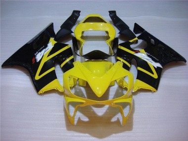 ABS 2001-2003 Yellow Black Honda CBR600 F4i Motorbike Fairing Kits UK