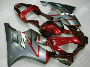 ABS 2001-2003 Red Silver Honda CBR600 F4i Moto Fairings UK