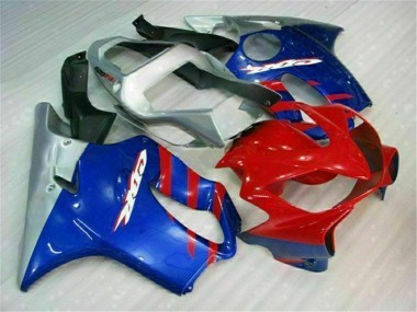 ABS 2001-2003 Blue Red Honda CBR600 F4i Motorbike Fairings UK