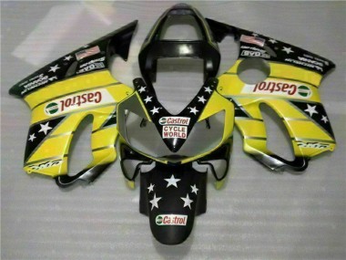 ABS 2001-2003 Yellow Black Castrol Cycle World Honda CBR600 F4i Motorcycle Bodywork UK