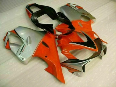 ABS 2001-2003 Red Silver Honda CBR600 F4i Motorcycle Fairing Kits UK