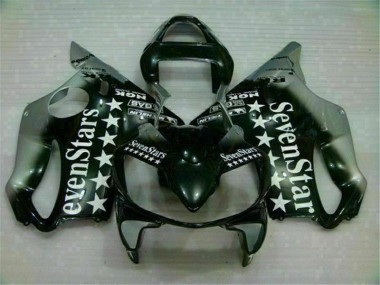 ABS 2001-2003 Black Silver Seven Stars Honda CBR600 F4i Motorbike Fairing UK