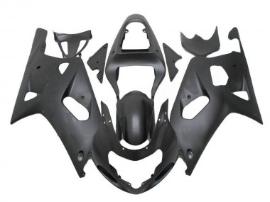 ABS 2001-2003 Matte Black Suzuki GSXR 600/750 Motorcycle Fairings Kit UK