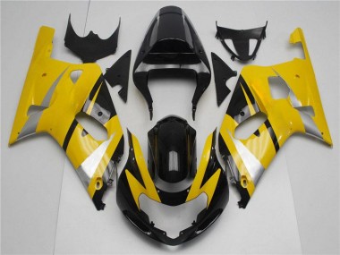 ABS 2001-2003 Yellow Black Suzuki GSXR 600/750 Bike Fairings UK