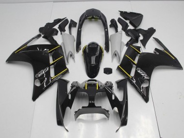 ABS 2001-2005 Black Yellow Yamaha FJR1300 Moto Fairings UK