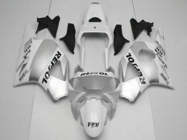 ABS 2002-2003 White Silver Black Repsol Honda CBR900RR 954RR Motorcycle Replacement Fairings UK